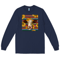 Navy serape hereford coaster Long Sleeve Tee - JahusDesignShop