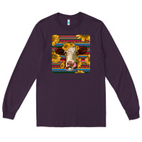 Plum serape hereford coaster Long Sleeve Tee - JahusDesignShop
