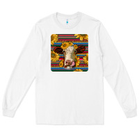 White serape hereford coaster Long Sleeve Tee - JahusDesignShop
