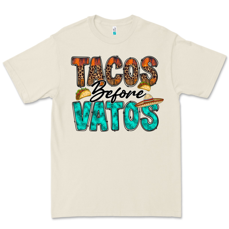 Tacos Before Vatos Premium Tee by RacoonDesign | Teevron