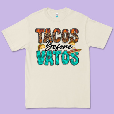 Tacos Before Vatos Premium Tee Designed By Racoondesign