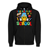 Black 100 days of school Zipper Hoodie - Artiststas