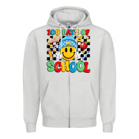 Dove Grey 100 days of school Zipper Hoodie - Artiststas