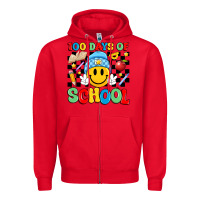 Red 100 days of school Zipper Hoodie - Artiststas