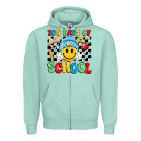 Seafoam 100 days of school Zipper Hoodie - Artiststas