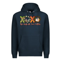 Navy Xoxo the original love letters Easter Day Premium Hoodie - HowdyJamesFarm