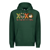 Sports Green Xoxo the original love letters Easter Day Premium Hoodie - HowdyJamesFarm