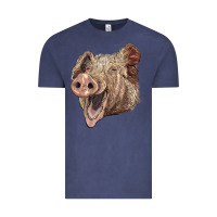 Vintage Denim american yorkshire pig face Vintage Tee - LillyAllenDesigns