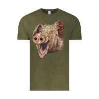 American Yorkshire Pig Face Vintage Tee | Teevron