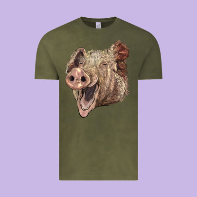 American Yorkshire Pig Face Vintage Tee Designed By Lillyallendesigns