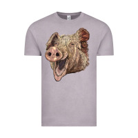 Vintage Zinc american yorkshire pig face Vintage Tee - LillyAllenDesigns
