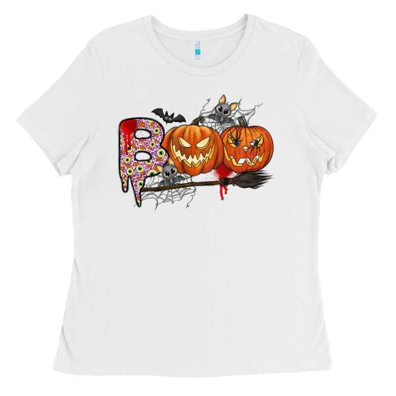 Boo Ladies Tee by CowhideDigitalArt | Teevron