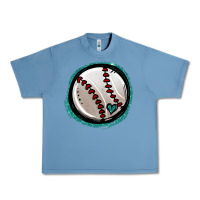 Pebble Blue glitter baseball Urban Heavy Tee - Jasminsmagicworld