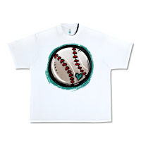 White glitter baseball Urban Heavy Tee - Jasminsmagicworld