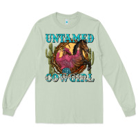 Matcha untamed cowgirl Long Sleeve Tee - NancyCooperArtShop