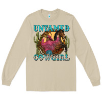 Mushroom untamed cowgirl Long Sleeve Tee - NancyCooperArtShop