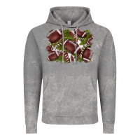 Cloud Rock football background Vintage Hoodie - BarkalooDesign