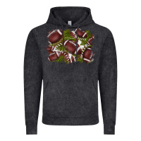 Vintage Black football background Vintage Hoodie - BarkalooDesign