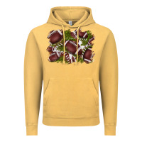 Vintage Mustard football background Vintage Hoodie - BarkalooDesign