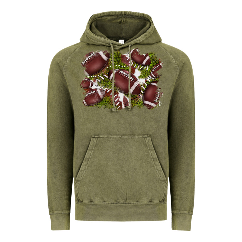 Football Background Vintage Hoodie by BarkalooDesign | Teevron