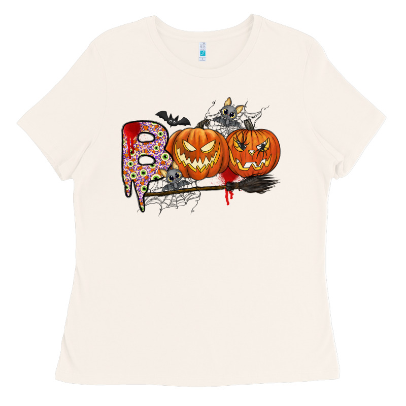 Boo Ladies Tee by CowhideDigitalArt | Teevron