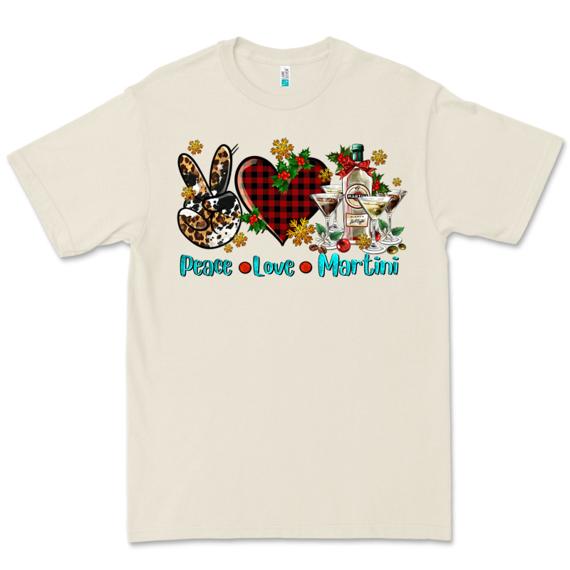 Peace Love Martini Premium Tee by AdoDesignShop | Teevron