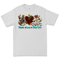 Dove Grey peace love martini Premium Tee - AdoDesignShop