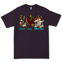 Plum peace love martini Premium Tee - AdoDesignShop