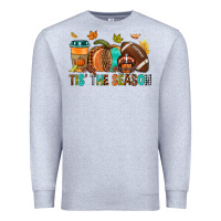 Heather Grey Tis' the season Fall Premium Sweatshirt - NancyCooperArtShop