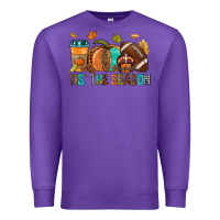 Purple Tis' the season Fall Premium Sweatshirt - NancyCooperArtShop