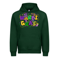 Forest Green mardi gras Urban Hoodie - FaDigitalArtStudio