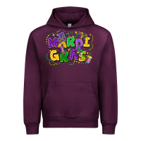 Mauve Wine mardi gras Urban Hoodie - FaDigitalArtStudio