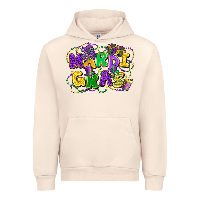Mardi Gras Urban Hoodie by FaDigitalArtStudio | Teevron