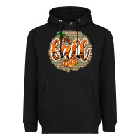 Black Fall with Background Heavyweight Hoodie - texasbilliewilder