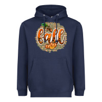 Navy Fall with Background Heavyweight Hoodie - texasbilliewilder