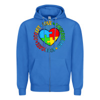 True Royal autism awareness puzzle heart love understand advo Zipper Hoodie - Artiststas