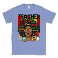 Colony Blue black woman teacher Classic Tee - MaliasSmallBusiness