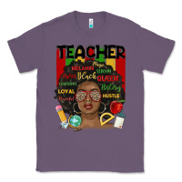 Lavender black woman teacher Classic Tee - MaliasSmallBusiness