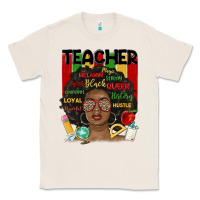 Natural black woman teacher Classic Tee - MaliasSmallBusiness