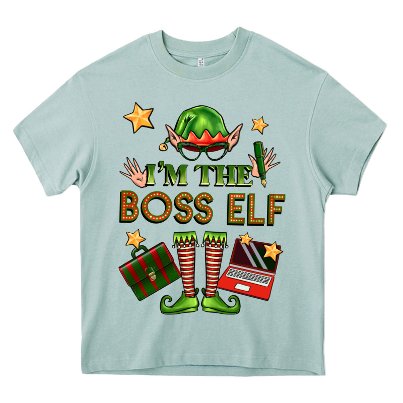Im The Boss Elf Heavy Core Tee by FaDigitalArtStudio | Teevron