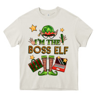Cream im the boss elf Heavy Core Tee - FaDigitalArtStudio