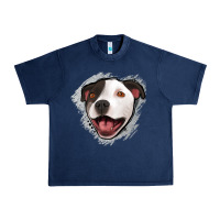 Navy pittbull gray glitter Urban Heavy Tee - Jasminsmagicworld