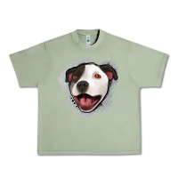 Oil Green pittbull gray glitter Urban Heavy Tee - Jasminsmagicworld