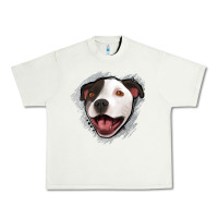 Pistachio pittbull gray glitter Urban Heavy Tee - Jasminsmagicworld