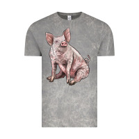 Cloud Rock american yorkshire pig Vintage Tee - LillyAllenDesigns