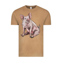 Vintage Camel american yorkshire pig Vintage Tee - LillyAllenDesigns