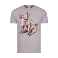 Vintage Zinc american yorkshire pig Vintage Tee - LillyAllenDesigns