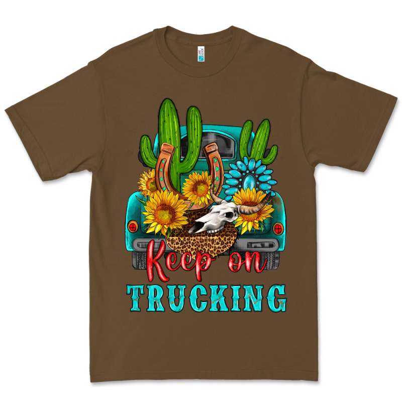Keep On Trucking With Western Truck Premium Tee by HRA Design Shop | Teevron