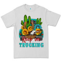Dove Grey keep on trucking with western truck Premium Tee - HRA Design Shop