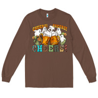 Chestnut western cheers with ghosts Long Sleeve Tee - NancyCooperArtShop